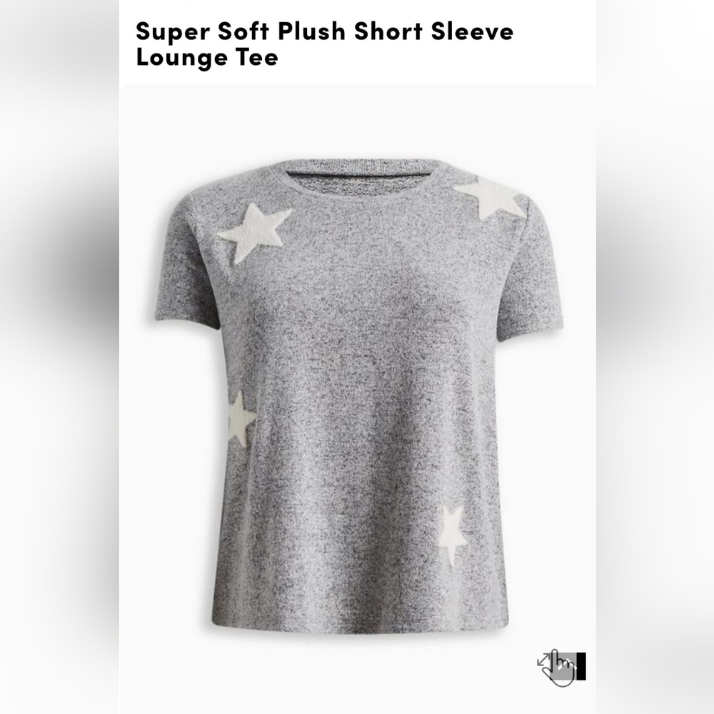 NWT Grey Torrid 4 (26) Lounge Top